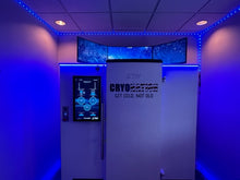 Load image into Gallery viewer, An electric cryotherapy chamber. Cryo Nation has the most advanced cryotherapy technology in the industry.