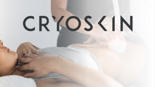 Load image into Gallery viewer, A female customer receiving a Cryo Lifting treatment. Cryo Lifting reduces cellulite and tightens, tones, and firms the skin.